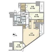 ブランズ横浜の間取り画像
