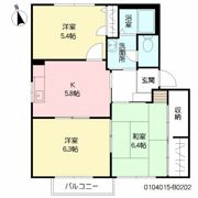 レオン西郷台 B棟の間取り画像