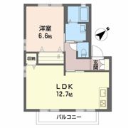 ディアス古賀島 A棟の間取り画像
