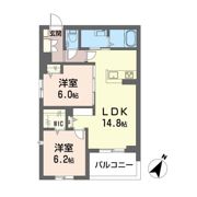 シャーメゾン天久保の間取り画像