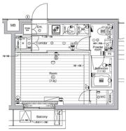 PREMIUM CUBE 西大島の間取り画像