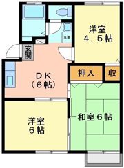 ルネシュ西長戸の間取り画像