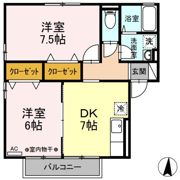 カーサ・リリー Bの間取り画像
