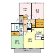 ドミール Aの間取り画像