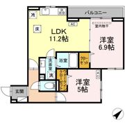 D Paina 菅Aの間取り画像