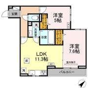 D Paina 菅Aの間取り画像