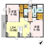 D Paina 菅Aの間取り画像