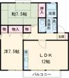 EAST NONAMI 弐番館の間取り画像