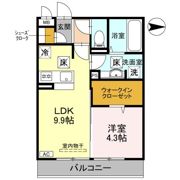 セジュール神宮道の間取り画像