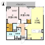 D-ROOM中小阪の間取り画像