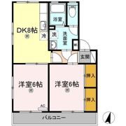 レコルト福田Ⅱの間取り画像