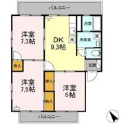 オリヴィエ東川口の間取り画像
