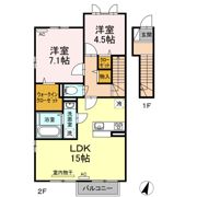 カーサ コバ B棟の間取り画像