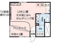 LEGO本千葉の間取り画像