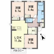 アルカディアBの間取り画像