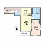 spring南鍛冶町Iの間取り画像