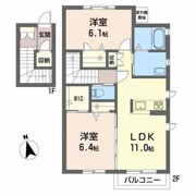 グランツコートの間取り画像