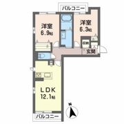 プランドール南矢野目の間取り画像