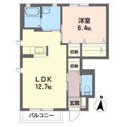 リフェール Bの間取り画像