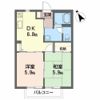 ディアス若葉 Aの間取り画像