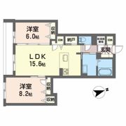 メゾンマスト一関の間取り画像