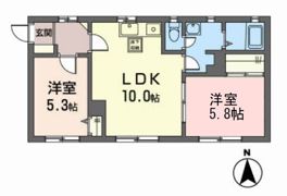 メゾンドールの間取り画像