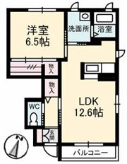 ヴィアソーレ燦燦の間取り画像
