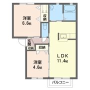ヴィラ・プロスパーCの間取り画像