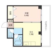 コーポかわせの間取り画像