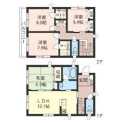 上麻生戸建SHM C棟の間取り画像