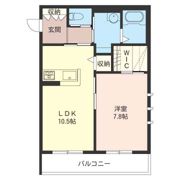 ベルフォレスト弐番館の間取り画像