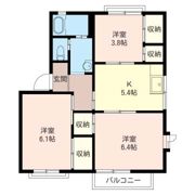 アネックス五月台の間取り画像