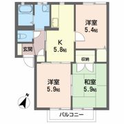 ヴィラエールの間取り画像