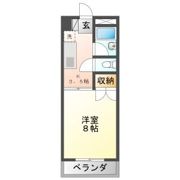 コーポ岐北の間取り画像