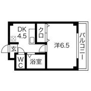 アメニティハイツ中砂の間取り画像