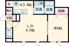 est luce 5・5の間取り画像