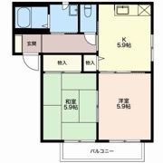 サンビレッジ久保 Aの間取り画像