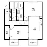 アンプルールフェール小川の間取り画像