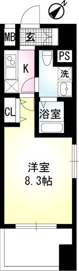 PRISM COURT 川崎の間取り画像