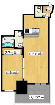 ウイング11の間取り画像