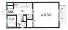 メゾンbの間取り画像