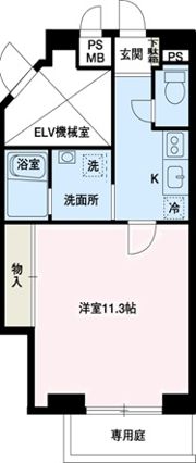 エスエスハイツ市川の間取り画像