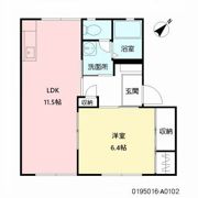 ボヌール 一番館の間取り画像