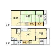 クロスハウス大東北条2の間取り画像