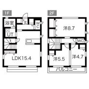 江田町貸住宅の間取り画像