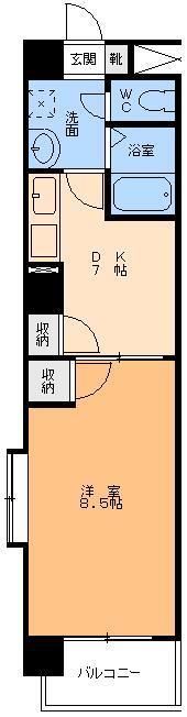 シャンピア味酒の間取り画像