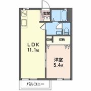 フレグランス上大沢 Bの間取り画像