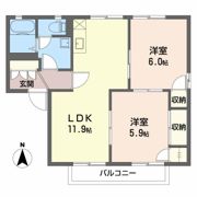 サンモール Cの間取り画像