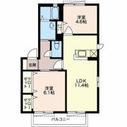 クレメント Dの間取り画像