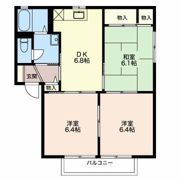 ルミエールコーポ Cの間取り画像